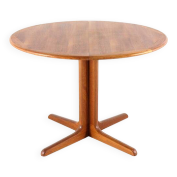 Silkeborg Round 1x Extendable Dining Table - danish design in teak