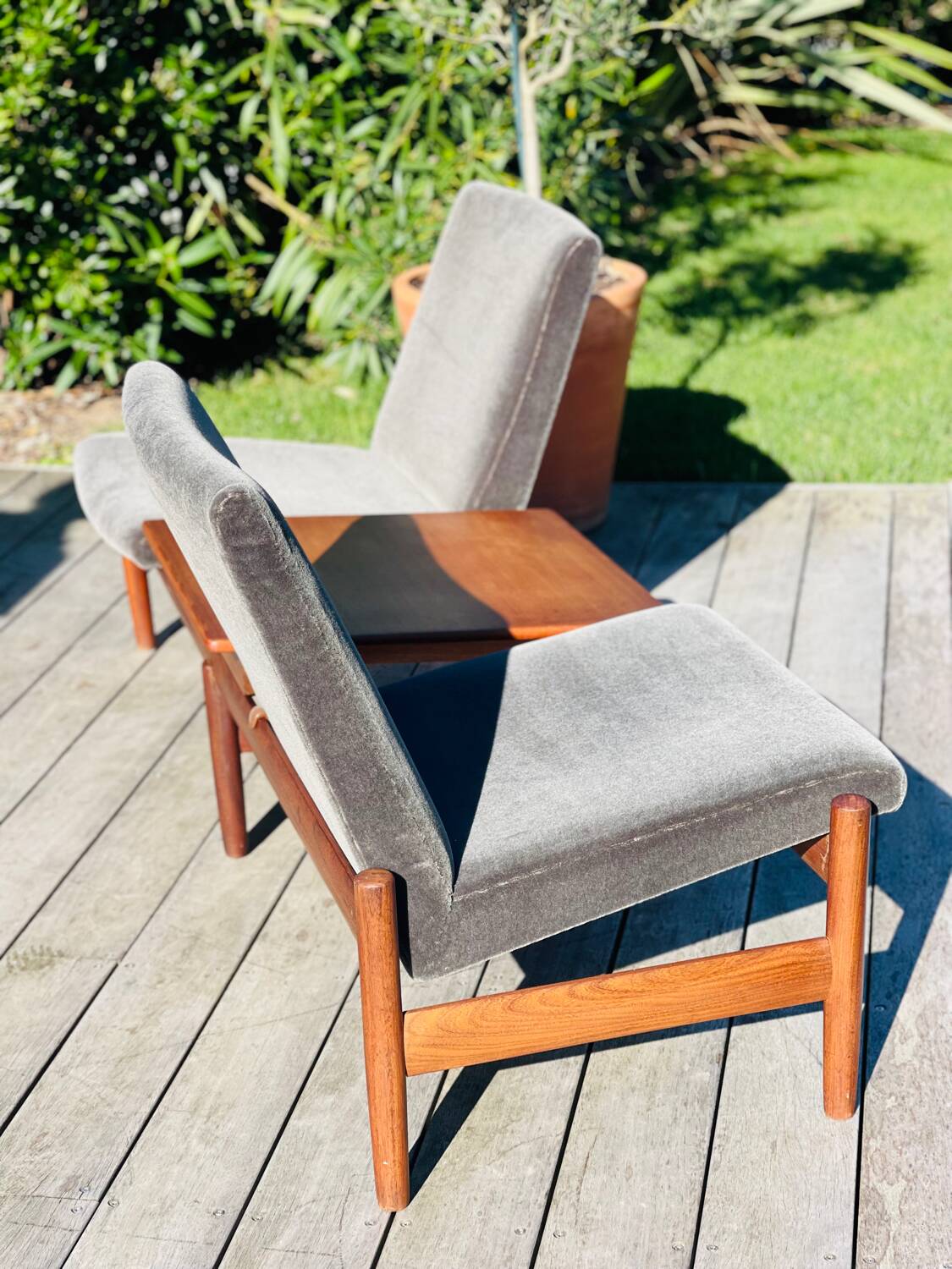 Saga modular Scandinavian lounge bench for Karl Sorlie & Sonner 1958