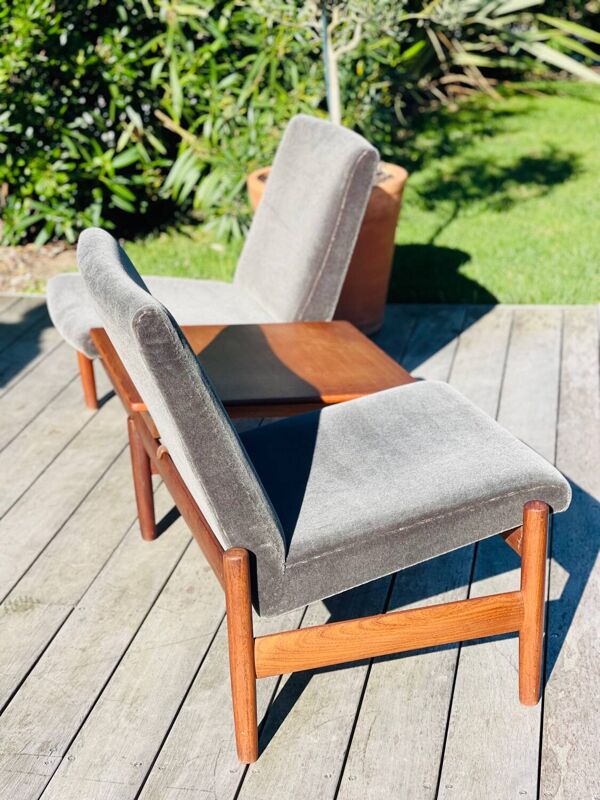 Banquette de salon scandinave modulable Saga pourKarl Sorlie & Sonner  1958