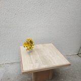 Travertine coffee table