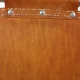 Dalvera  "Les Arc" Set of 2 Original Leather side chairs, 1960