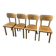 4 chaises bistrot Bois courbé Restaurant Paris bistrot baumann 1970