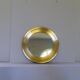 Modern round brass mirror from the mid-century by Glasmäster in Markaryd, Sweden, 1960s.