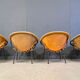 Vintage balloon chairs by Lusch & Co, 1960s - set of 4