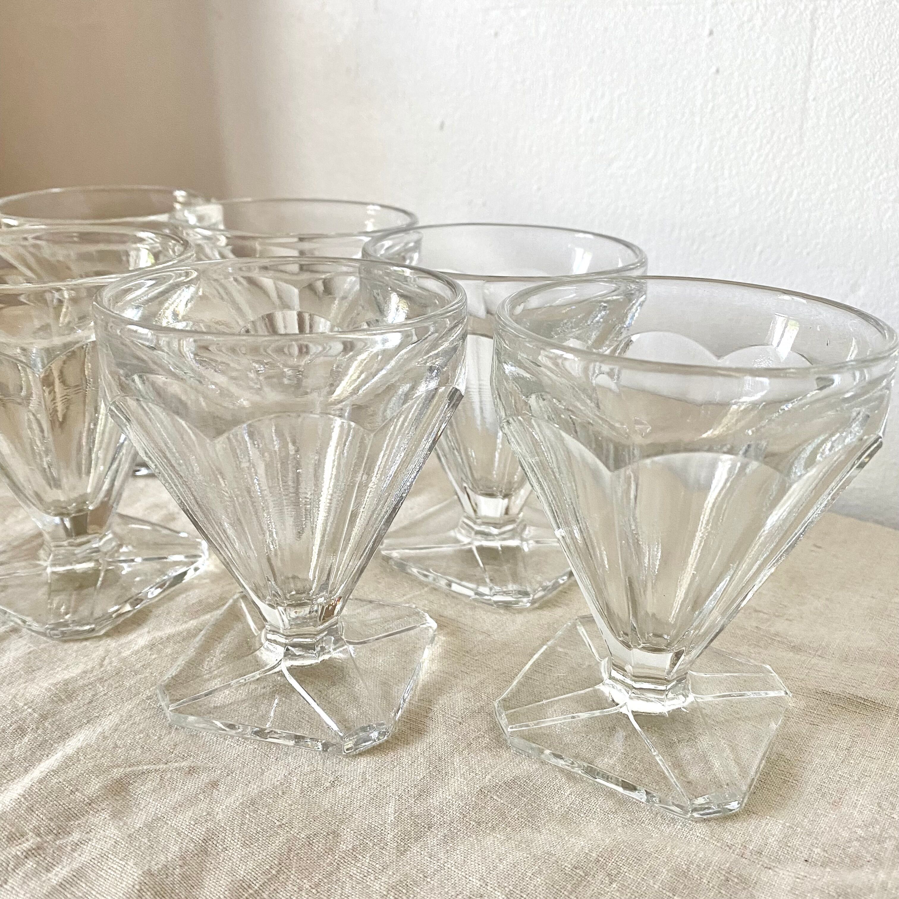 Vintage stemmed glasses