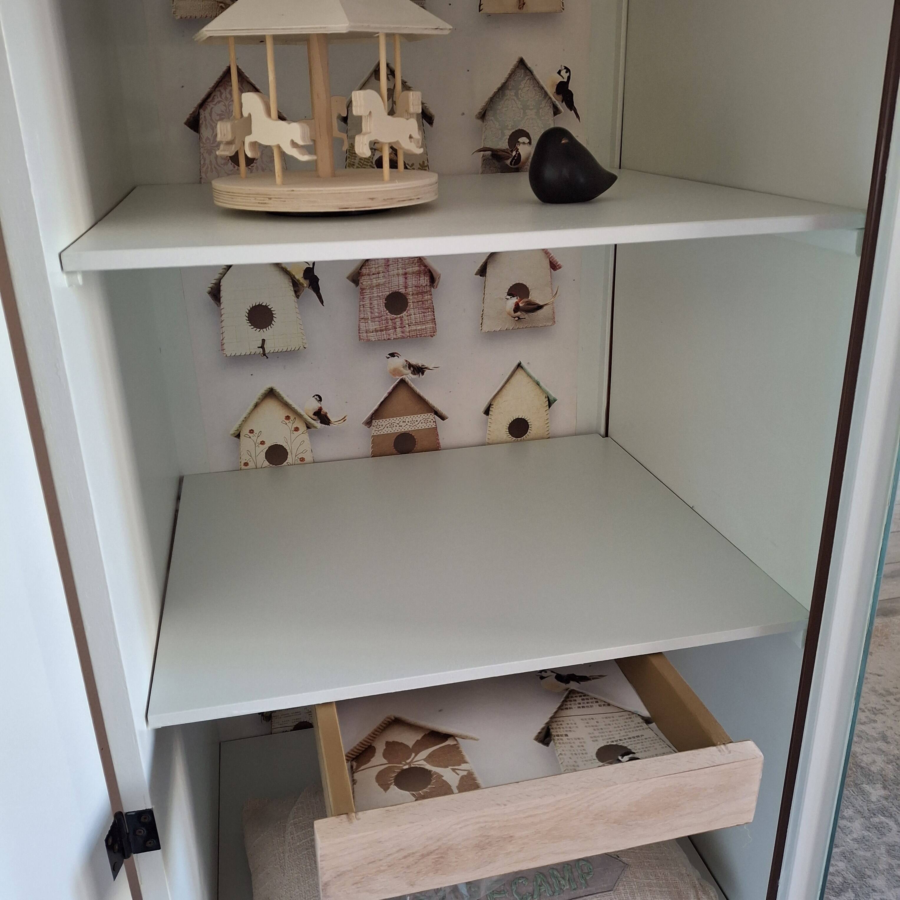 Armoire vintage années 60 relookée