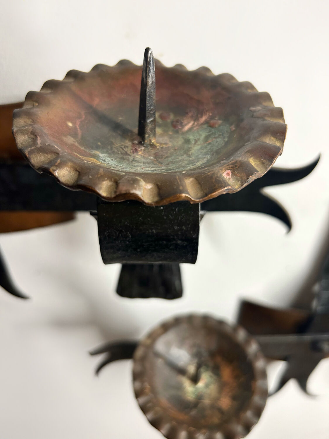 Brutalist wall candle holder from the 70s (X2)