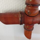 Large vintage bamboo mirror