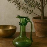 Small glass pitcher