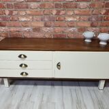 Low sideboard, 60s, after metamorphosis, cream color