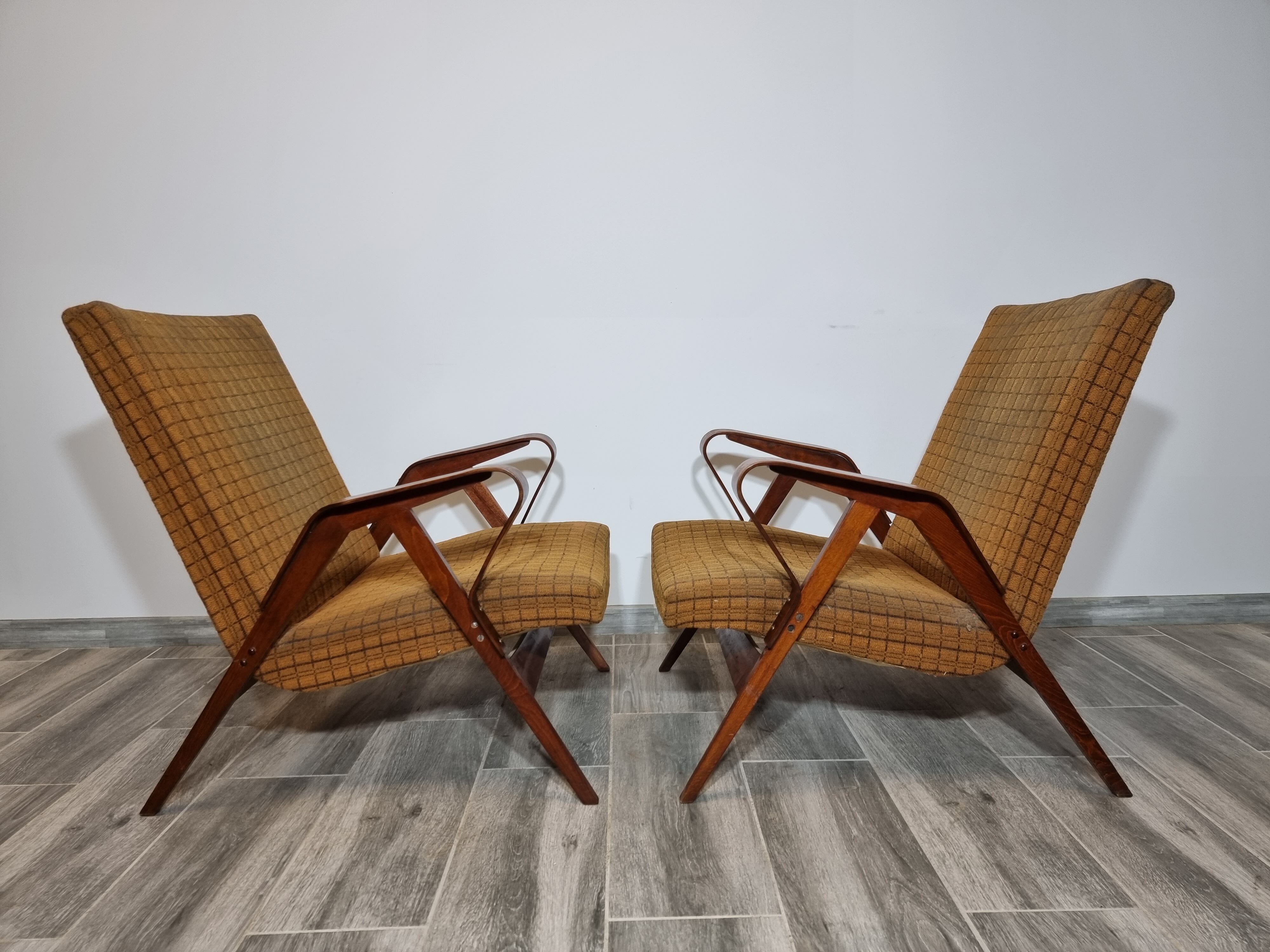 Armchairs by Frantisek Jirak