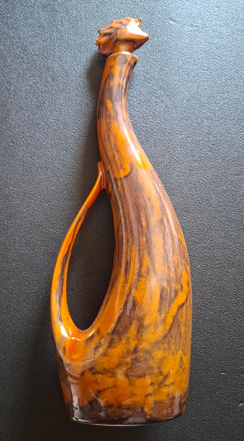 Vintage ceramic goat carafe