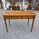 Mid-20th century solid cherry wood desk