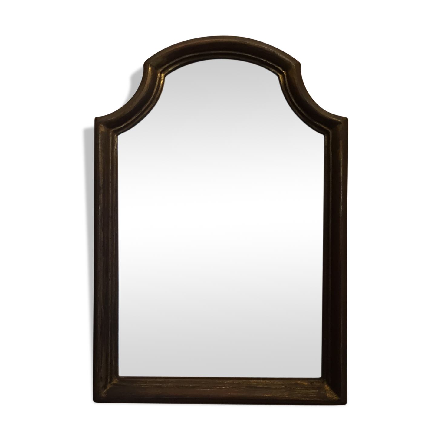 Mirror wooden gold 38 x 26 cm