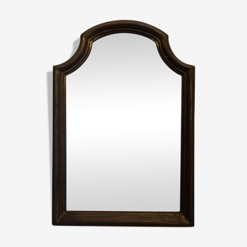 Miroir en bois doré 38 x 26 cm