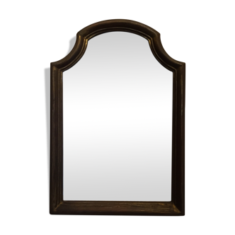 Miroir en bois doré 38 x 26 cm