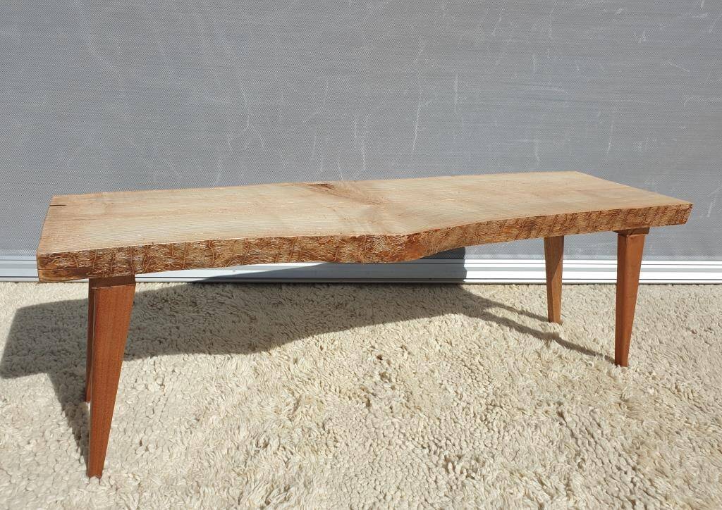 Raw design coffee table with compass legs