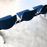 Vintage bench | waiting room bench | 1970s | Castelli