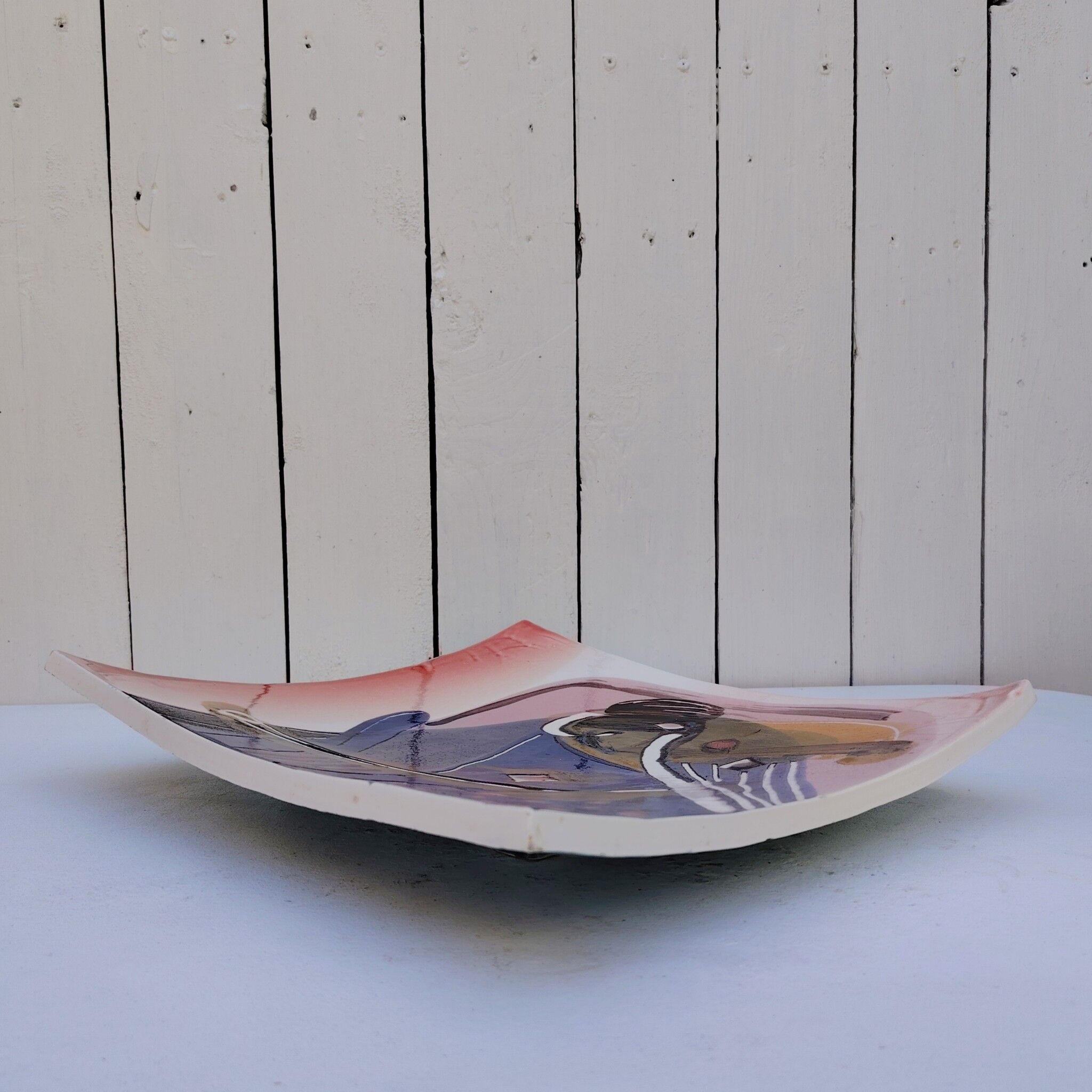 Grand vide poche céramique par Eduardo Constantino