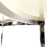 Round table glass chrome Merrow Associates Robert Young