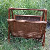 Bamboo and canning magazine holder