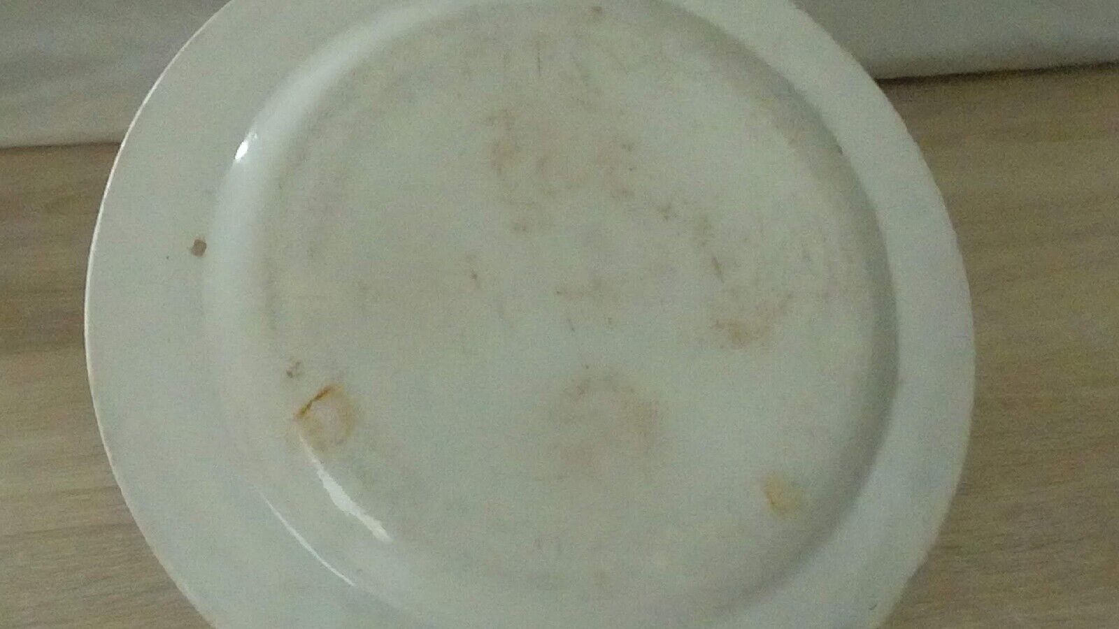 Fine earthenware plate of forges les eaux decorated with sponge end 19 th