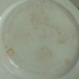 Fine earthenware plate of forges les eaux decorated with sponge end 19 th