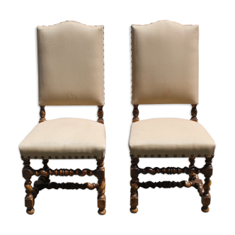 Pair of Louis XIII chairs
