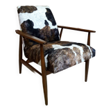 Renovated Armchair 1960s, PRL, vintage, Henryk Lis, Fox
