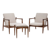 Lot de 2 fauteuils GFM-64 avec repose-pieds