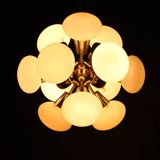 1970s Chrome Plated  12-Flamming  Sputnik , Czechoslovakia