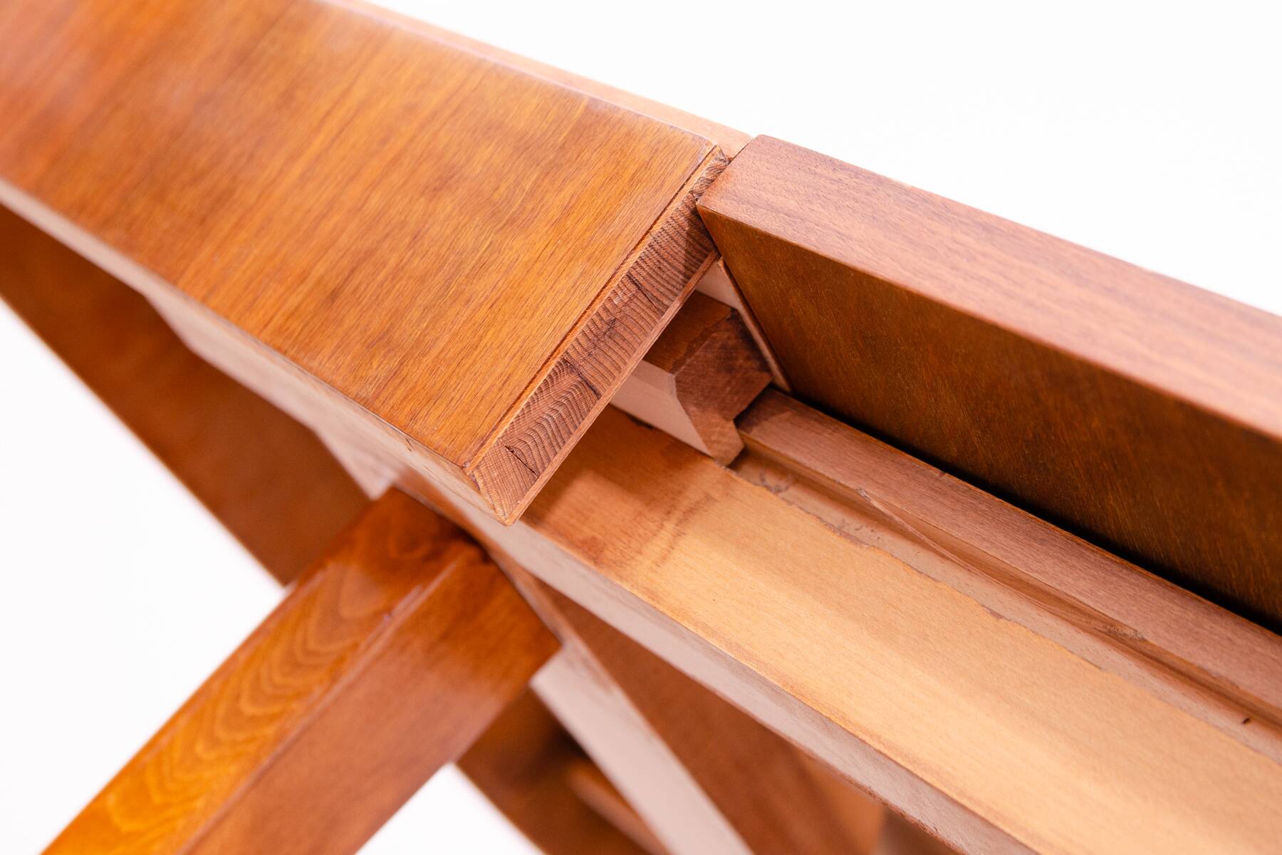 Mid century walnut folding dining table by Setona, 1950s, Czechoslovakia