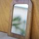 Vintage mirror, wooden mirror, old mirror, table mirror