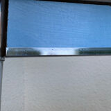 Blue formica table Sogemap 1960