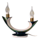Lampe en céramique irisée de Verceram France c.1960