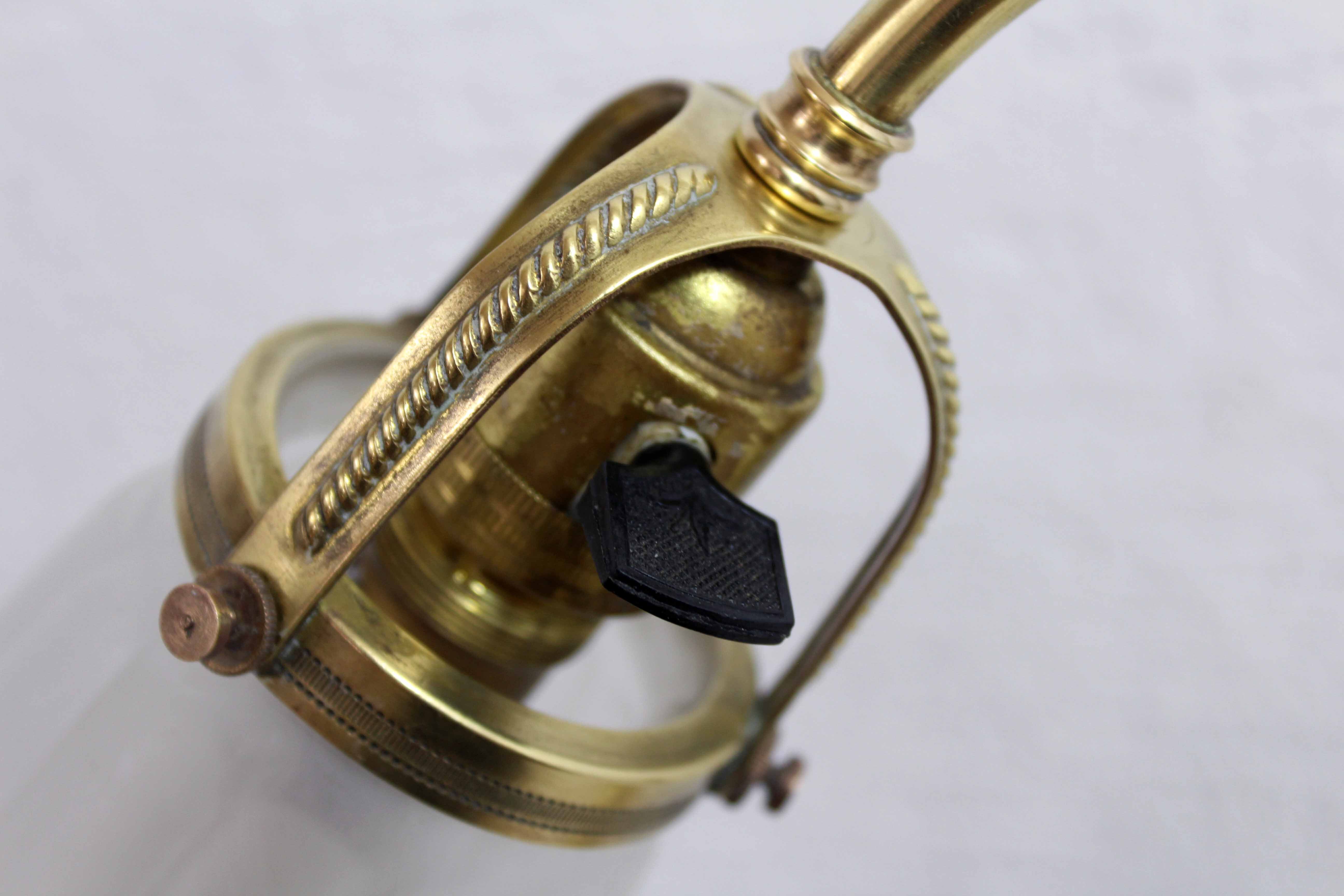 30s swan collar lamp