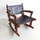 Sculptural Rocking Chair by Angel Pazmiño for Muebles de Estilo 1960's