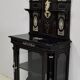 Ceremonial showcase in blackened pearwood, Napoleon III period - 1850