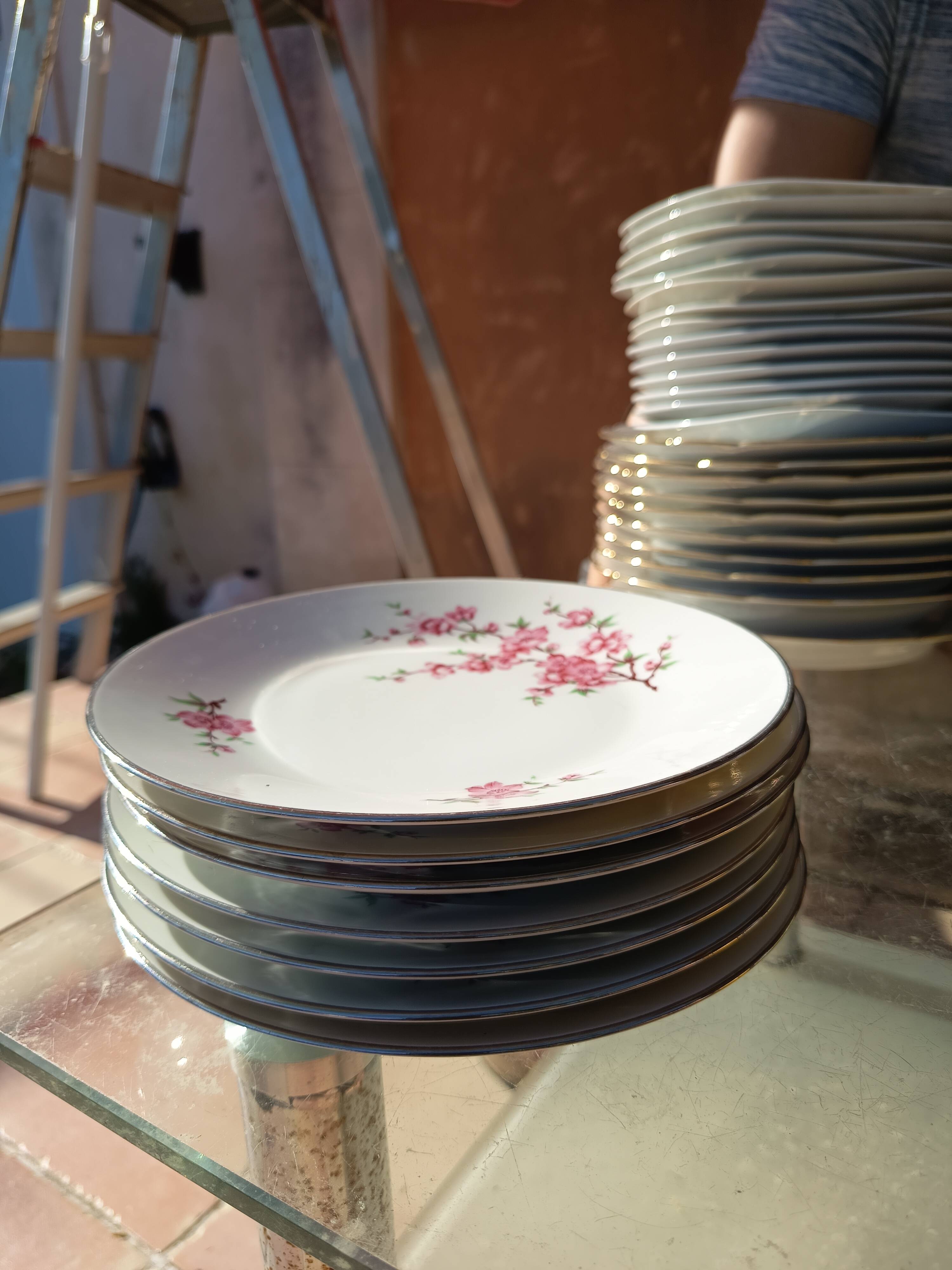 Lot de 7 assiettes à dessert