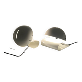Pair of ‘Bugia’ Lamps by Giuseppe Cormio iGuzzini - Adjustable Space Age Italian Lights 1970s