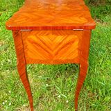 Coiffeuse Louis XV marquetée