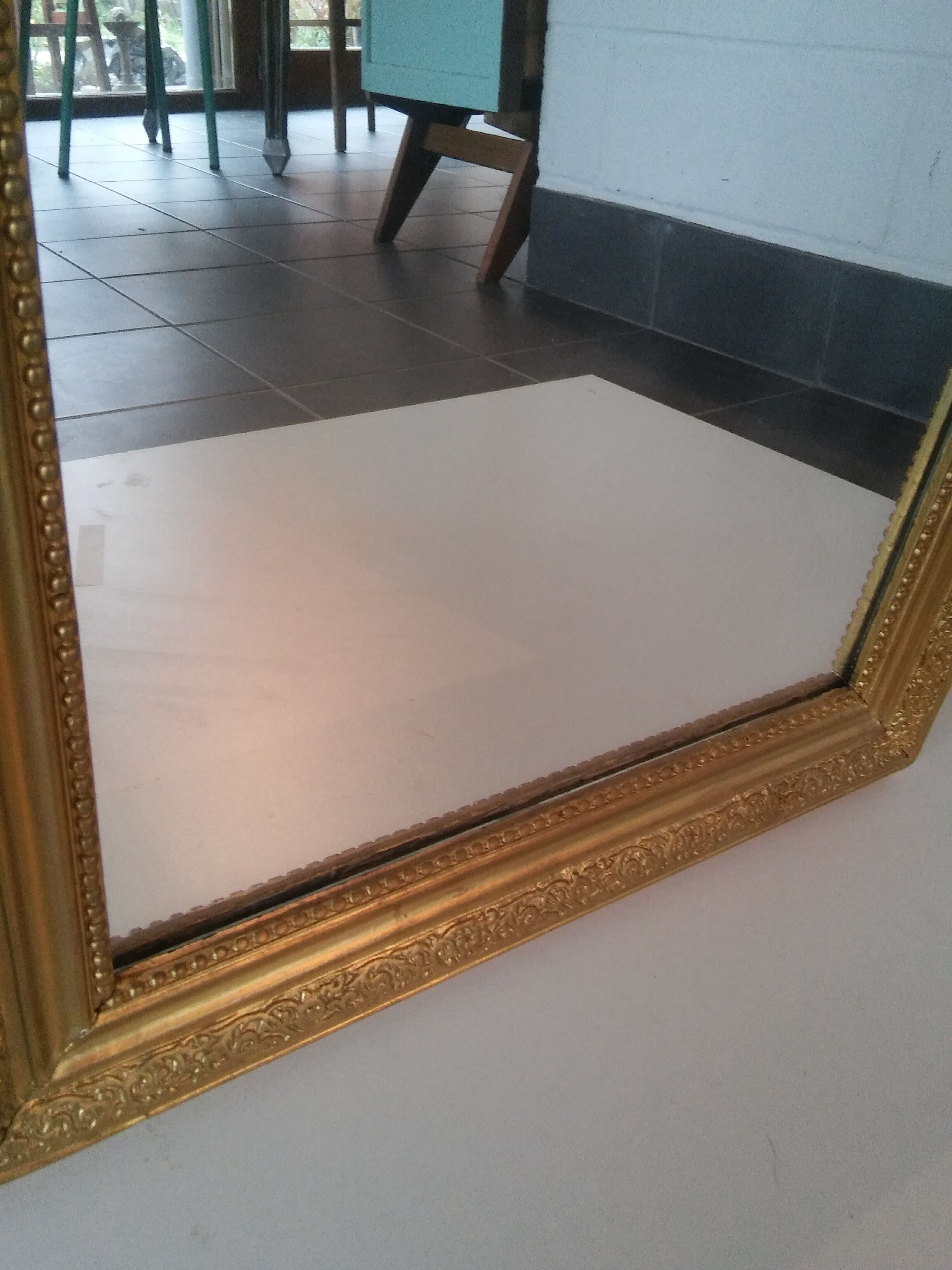 Mirror  vintage gold 56x74cm