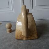 Modernist teapot art deco in stoneware