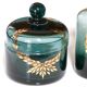 Clary Paris blue glass box, 70s