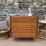 Vintage chest of drawers with 4 drawers