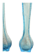 Antique Pair of Soliflore Vases, Pressed Moulded Glass, Blue Opaline Sapphire, 19th Century