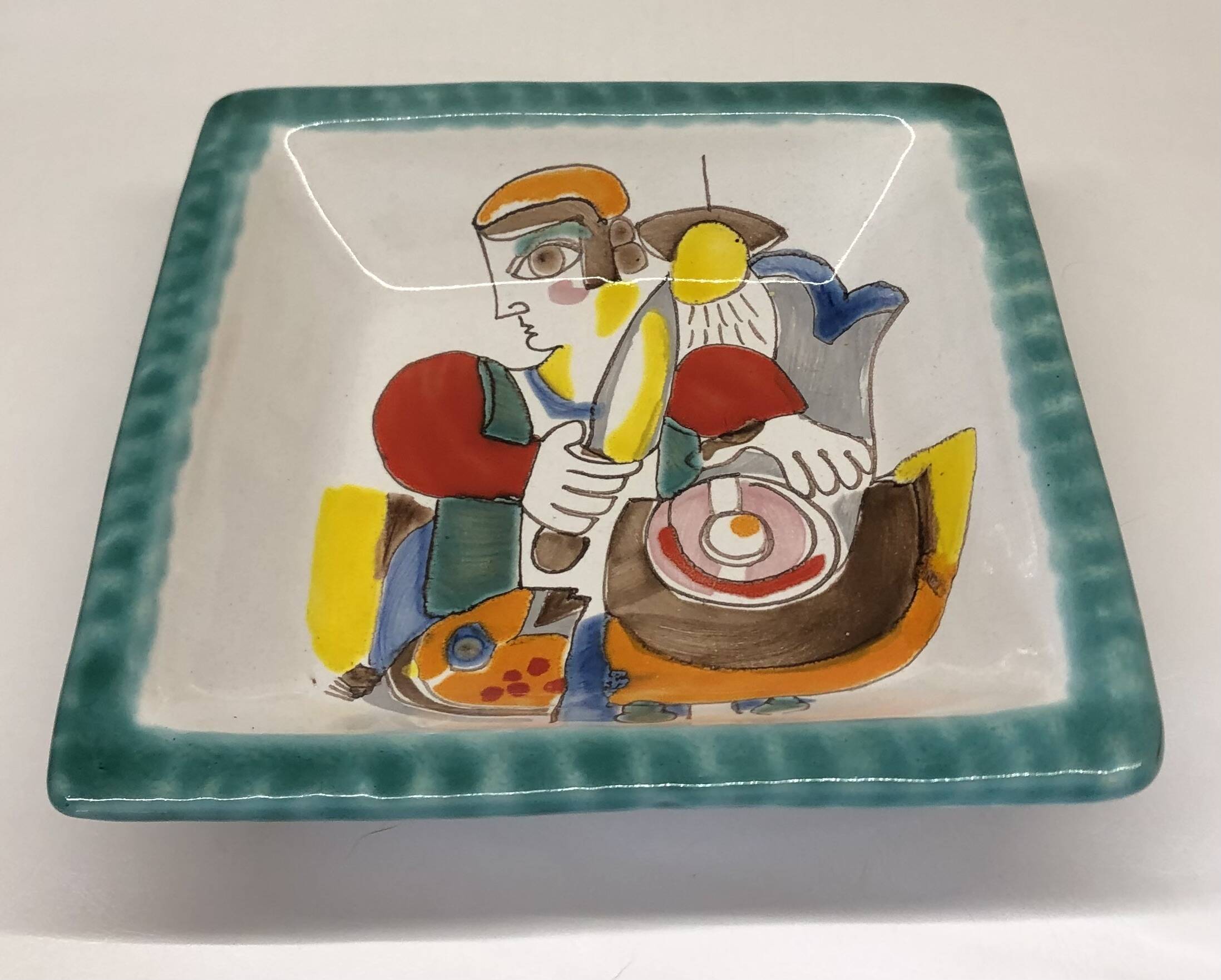 Italian ceramic empty pocket by Desimone