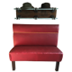 Bistro bench and hat holder old 1940
