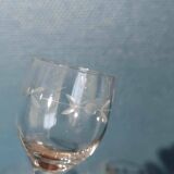 6 stemmed liqueur glasses