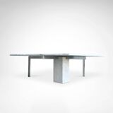 KW1 metal and marble coffee table by Hank Kwint for Metaform 1980s